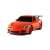 Orange Porsche GT3 RS remote control car, front view, 1:24 scale