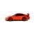Orange Porsche GT3 RS remote control car, side view, 1:24 scale