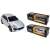Silver Porsche Cayenne Turbo 1:24 scale remote control car, front view, in box