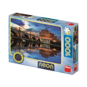 Dino Puzzle 1000 db neon - Angyalvár 85850601 Puzzle - Város - Épület