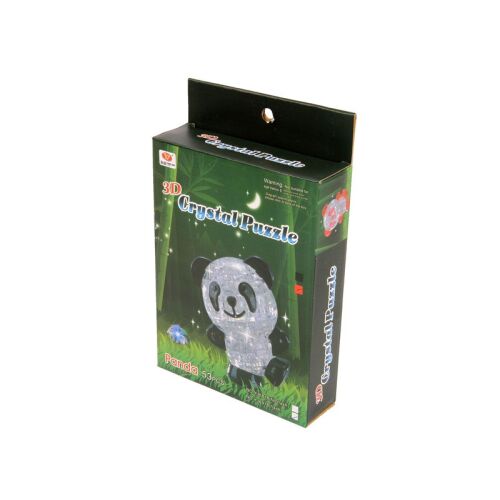 Panda 3D Kristall Puzzle, 53 Teile, in Verpackung