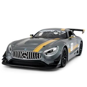 Mercedes-Benz AMG GT3 Remote Control Car 1:14 Scale, Gray - Rastar Remote control vehicle