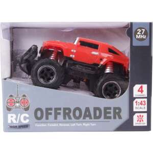 Červené 1:43 RC Offroader hračkárske auto v balení - Nonbrand Vozidlo na diaľkové ovládanie