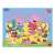 Peppa Pig 12 piece puzzle, featuring Peppa and her brother George playing with toys