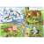 Ravensburger Állatkerti állatok 2 x 12 darabos puzzle, színes illusztrációval az állatkert állatairól
