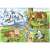 Ravensburger Állatkerti állatok 2 x 12 darabos puzzle, színes illusztrációval az állatkert állatairól