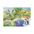 Puzzle Ravensburger Zvieratá v ZOO obrázok so slonom, nosorožcom, zebrou, levom, plameniakom a tučniakmi