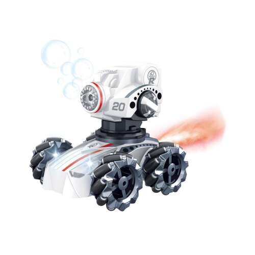 RC-Blasenblas-Panzer mit 360 Grad drehbarer Geschützturm, bläst Blasen