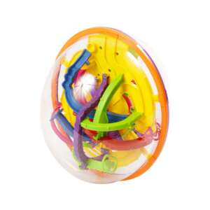 3D labirintus labda játék, színes labirintus, átlátszó labda, fém golyó, próbáld ki a készségeidet - Logikai játék