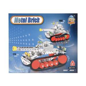 Metal Brick 175 pieces tank building set, build your own tank with metal parts - Metal building toy