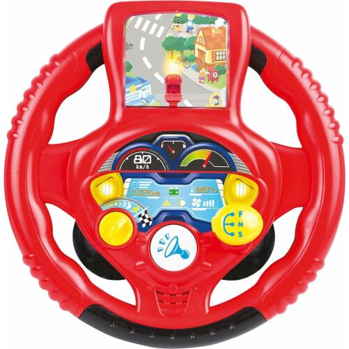 Bébikormány interactive steering wheel toy for toddlers with realistic sounds