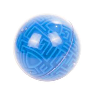 Blue maze ball game, 10 cm, hard difficulty - Logic Game