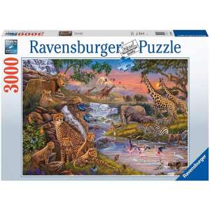 Ravensburger: Puzzle 3 000 db - Állati Királyság 85853068 Puzzle - Sport - Állatok