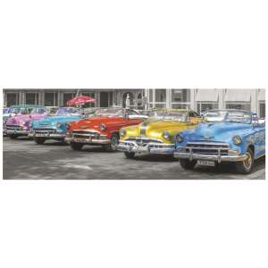 Dino Puzzle 1000 Teile Panorama-Puzzle, klassische Autos in Kuba - Dino Bikes