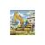 Scenă de șantier cu excavator din puzzle-ul Ravensburger