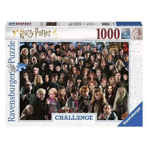 Puzzle Ravensburger Harry Potter 1000 elementów, przedstawiające postacie z filmów o Harrym Potterze