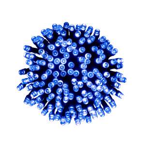 Kék LED karácsonyi fényfüzér, 50 méter hosszú, 300 lámpa - Nonbrand Fényfüzér