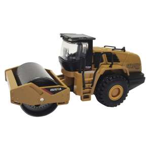 HULNA 1:60 scale die-cast metal professional road roller toy - Work machine for children