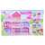 Dom Dream House Seven-in-one domek dla lalek z 180 elementami, różowy i biały, z dwiema lalkami, w opakowaniu
