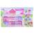 Dom Dream House Seven-in-one domek dla lalek z 180 elementami, różowy i biały, z dwiema lalkami, w opakowaniu