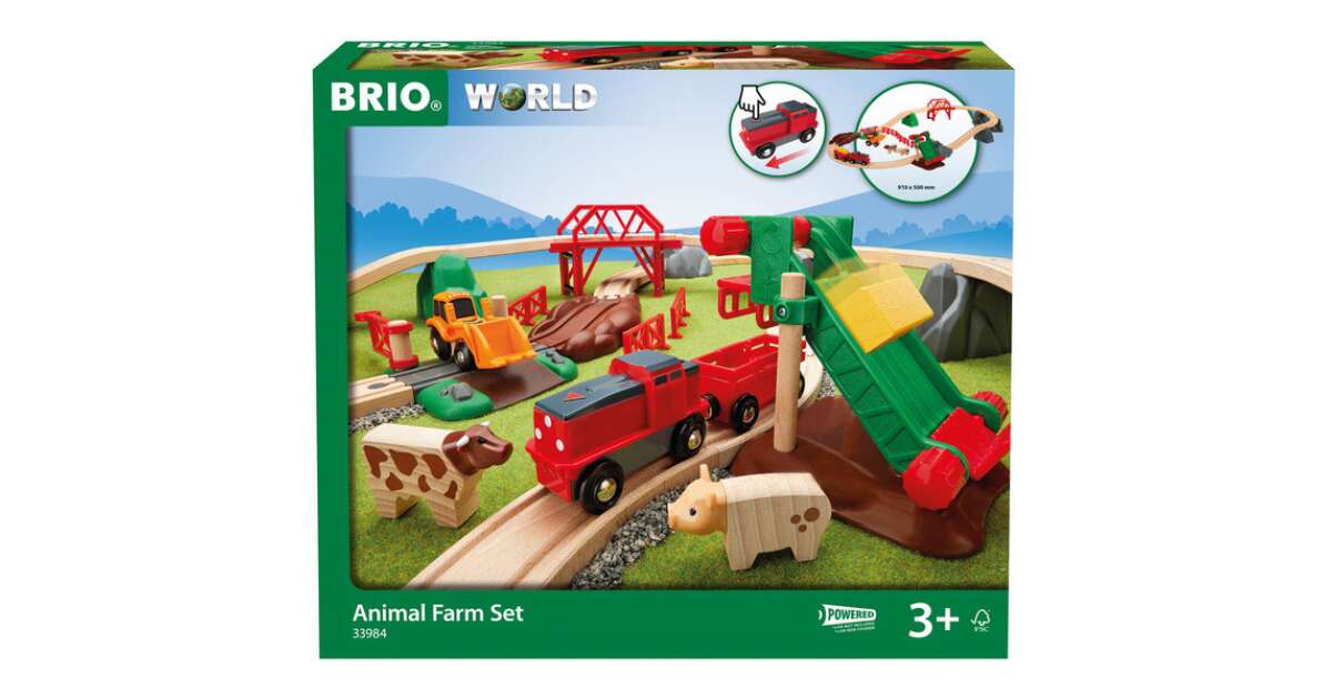 Brio Vonat Farm Készlet Pepitahu