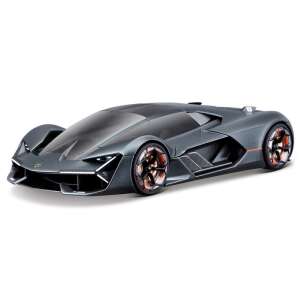 Mașină model Bburago Lamborghini Terzo Millennio la scară 1:24, culoare gri, vedere din față - Model, machetă