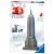 Pudełko z puzzlami 3D Ravensburger Empire State Building ze zdjęciem złożonych puzzli