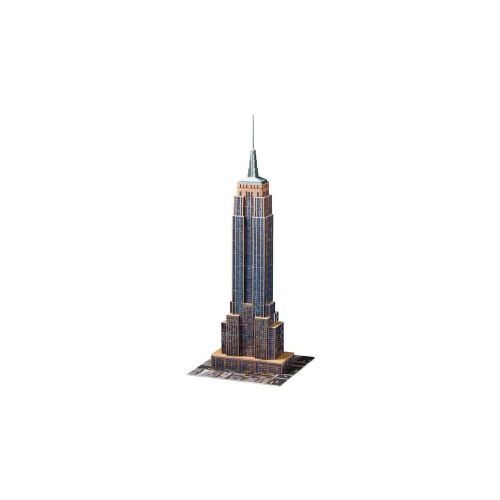 Gotova 3D puzzle Ravensburger Empire State Building na bijeloj pozadini