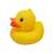 Yellow rubber duck bath toy