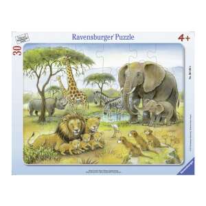 Puzzle 30 db - Afrikai állatvilág 85855849 Puzzle - Állatok
