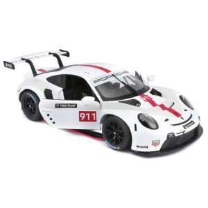 Model auta Bburago v mierke 1/24, Porsche 911 RSR GT, biely, otvorené dvere - Bburago