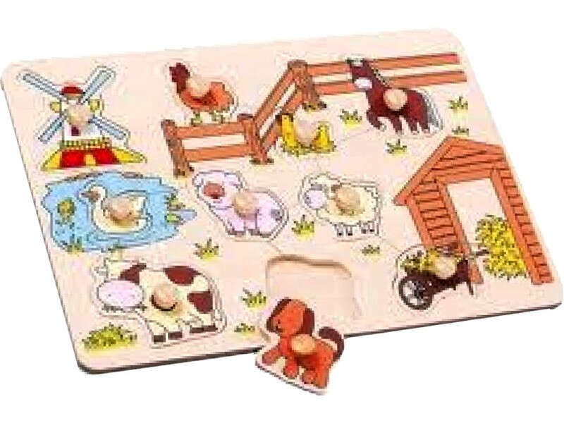 Tanya Állatos Fa Puzzle - 10 darabos