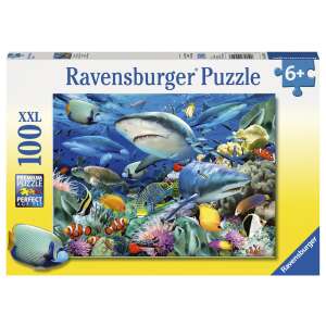 Ravensburger: Puzzle 100 db - Cápaöböl 85856358 Puzzle - 6 - 10 éves korig