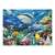 Ravensburger Puzzle mit 100 Teilen für Kinder, mit einer farbenfrohen Unterwasser-Szene mit Haien, Fischen und Korallenriffen