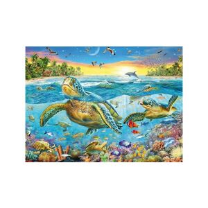 Puzzle Ravensburger Morske korytnačky 100 dielikov - Puzzle