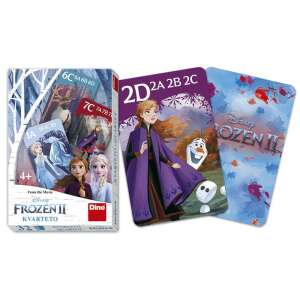 Frozen II Kvarteto card game, 32 cards, for ages 4 and up - Dino Bikes