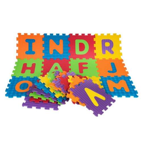 Bunt Alphabet-Schaumstoff-Puzzle-Matte für Babys und Kleinkinder, 26 Teile, ABC-Lernen, weich und sicher, ungiftig, leicht zu reinigen