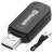 Bluetooth zenei vevő adapter USB csatlakozóval és 3,5 mm-es audio jack kábellel