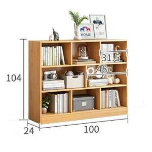Bibliotecă raft dulap, KW3-100, 100 x 24 x 104 cm, alb 85867557