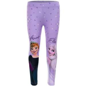 Лилави Frozen leggings за момичета с принт на Ана и Елза - Бебе & Малко дете