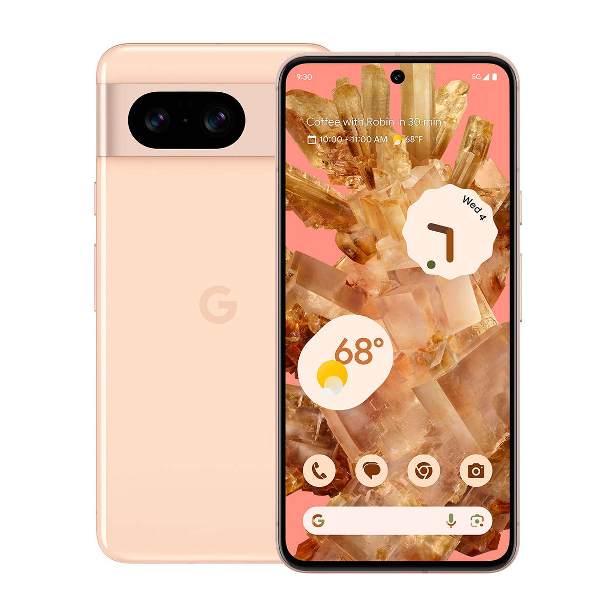 Google pixel 8 5g 128gb (8gb ram) - rózsaszín + hydrogél fólia