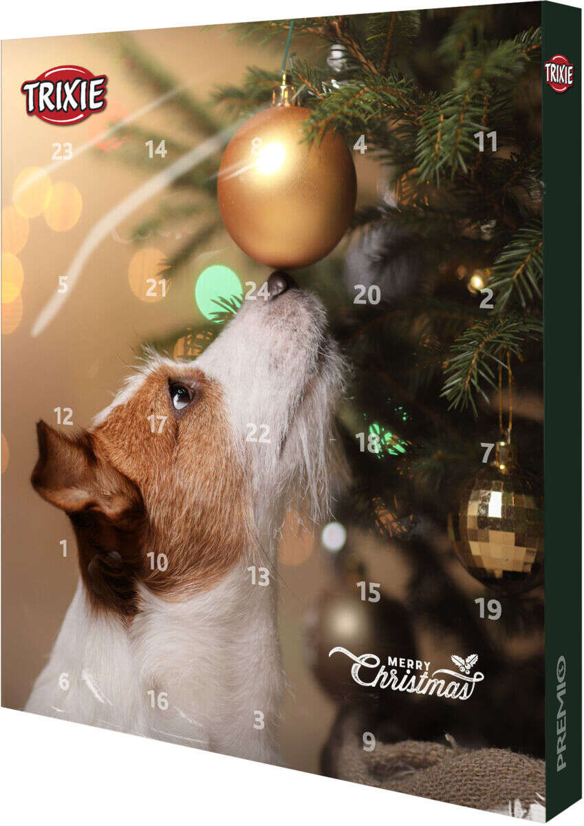 Trixie Premio Calendar Advent cu recompense pentru câini, 30 × 34 × 3.5 cm, 9267