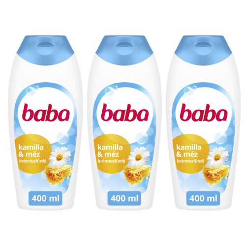 Baba tusfürdő Kamilla&Méz, 3x400 ml