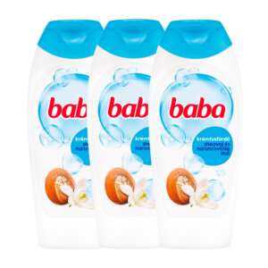 Baba Krémová kúpeľ s maslom shea a pomarančovým kvetom, 3 x 400ml - Baba