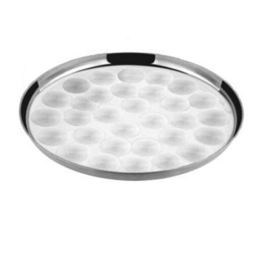 Tavă rotundă din oțel inoxidabil Victor, 28 cm