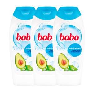 3 pack of Baba Aloe Vera and Avocado Cream Bath 400ml - Baba