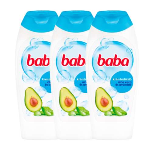 Paket od 3 x Baba Kremasta Kupaonica Aloe Vera i Avokado 400ml