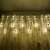 LED Christmas curtain lights with 10 Christmas tree shaped lights, 3m long, warm white
