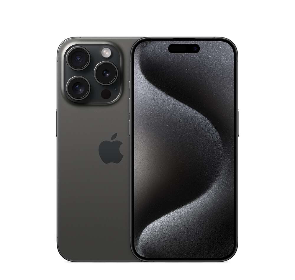 Apple iphone 15 pro 5g 256gb 8gb ram dual sim mobiltelefon, black...