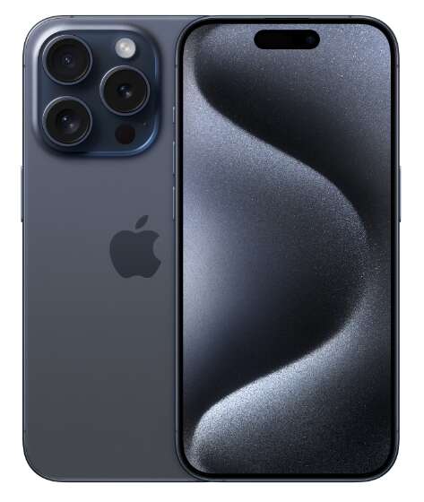 Apple iphone 15 pro 5g 256gb 8gb ram dual sim mobiltelefon, blue...